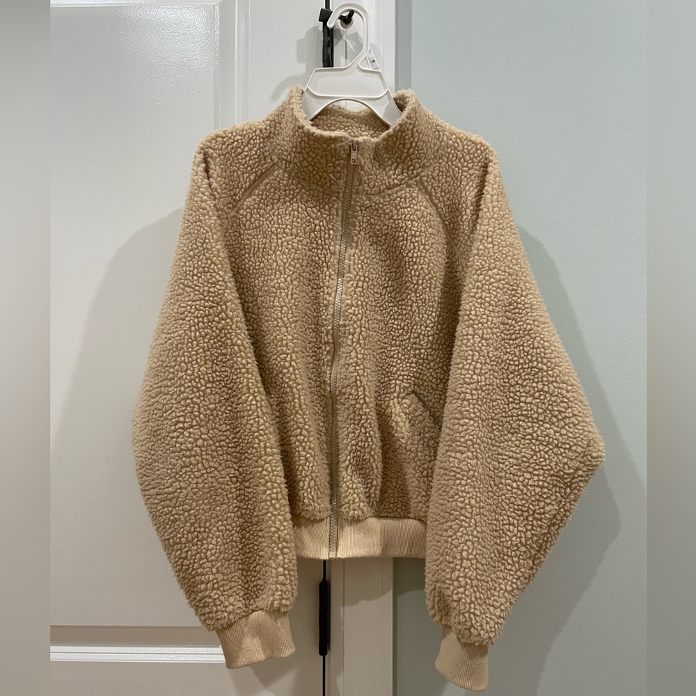 Vestique zipper down teddy bear jacket